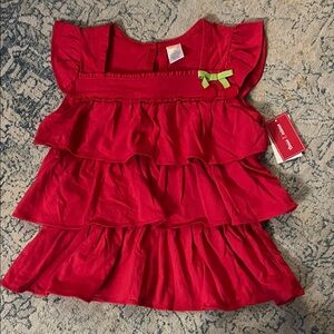 Gymboree Red Ruffled NWT Girls’ 8 Top